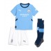 Maillot de foot Manchester City Bernardo Silva #20 Domicile vêtements enfant 2024-25 Manches Courtes (+ pantalon court)